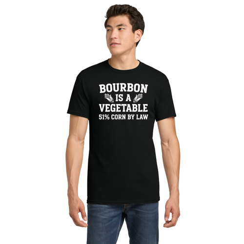 Bourbon Is a Vegetable Funny Whiskey T-Shirt